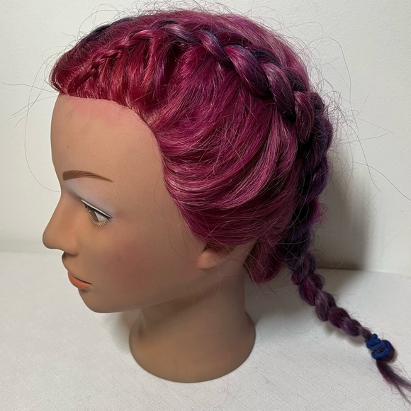 Dannyco Cosmetology Mannequin Head Hair Hairdressing Model Doll. Hours of fun! - Picture 1 of 6